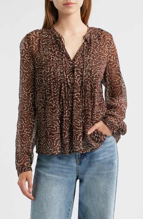 rag & bone Amaris Pintuck Top