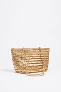 BIMBA Y LOLA Medium Plaited Leather Shopper Bag