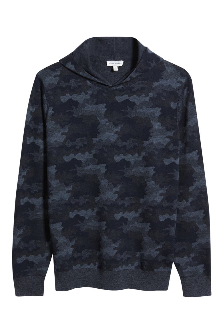 Reversible Merino Wool Hoodie, Alternate, color, MIDNIGHT NAVY