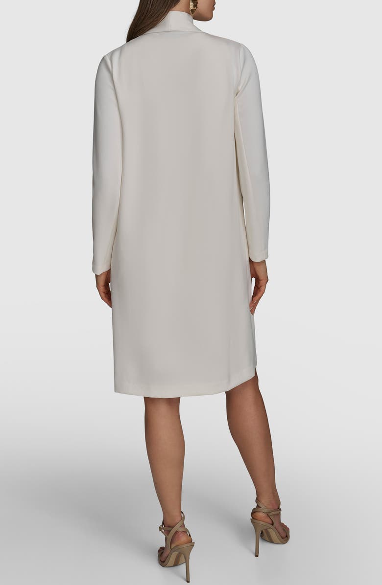 Donna Karan New York Chain Belt Detail Sheath Dress with Long Jacket, Alternate, color,