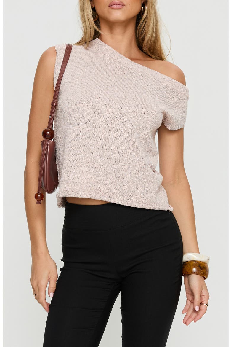 Ashfield One-Shoulder Crop Sweater, Main, color, OAT