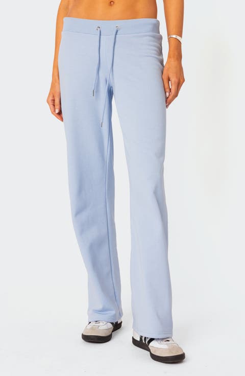 Quinn Cotton Blend Straight Leg Sweatpants