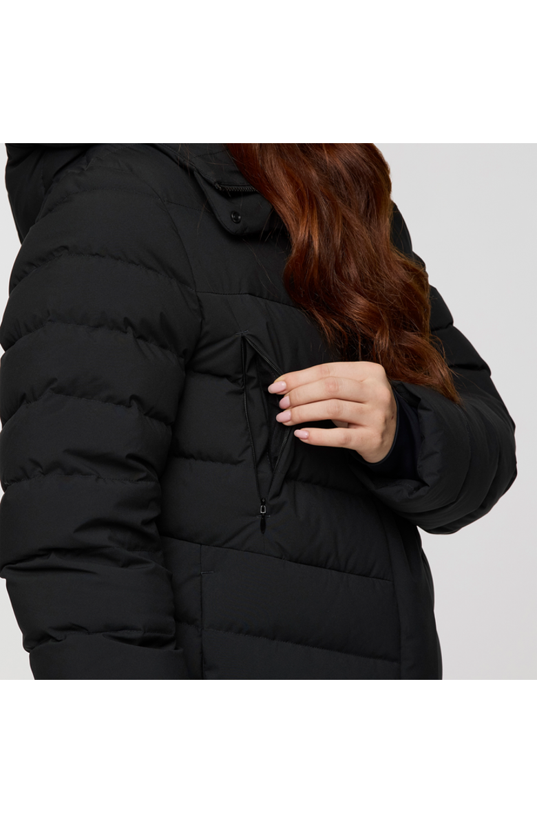 Cotopaxi Alivio Down Long Parka - Women's, Alternate, color, Cotopaxi Black