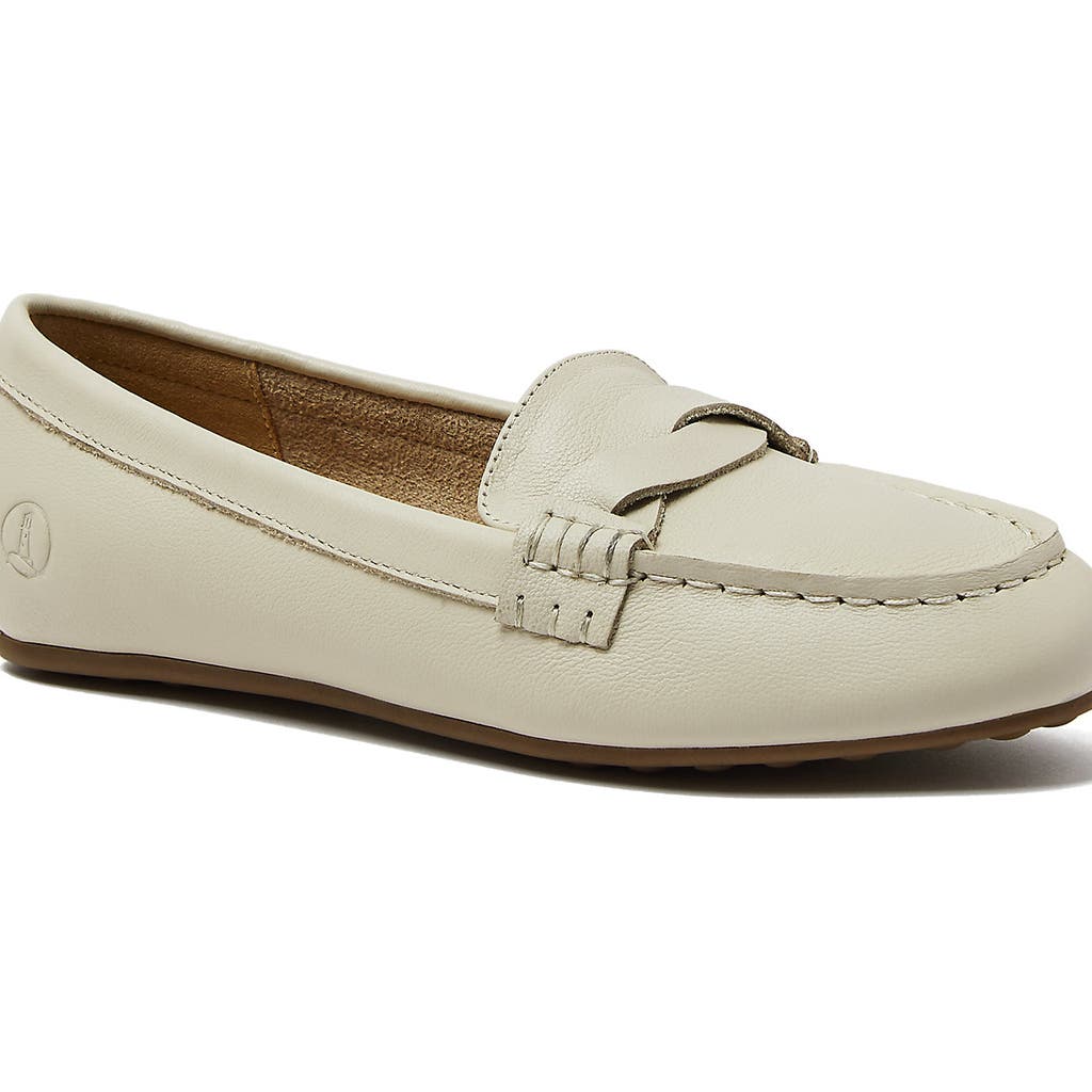Lands' End Comfort Leather Slip On Loafer Shoes In Washed Sand