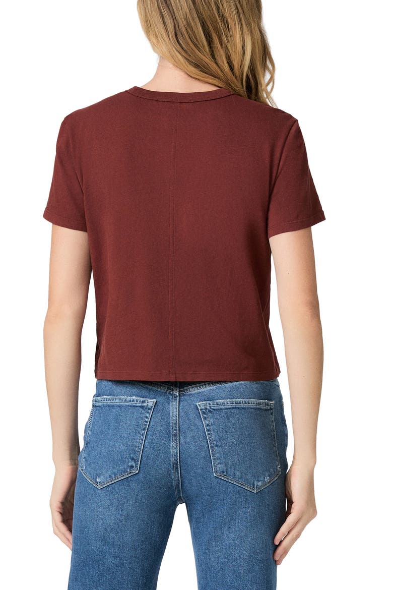 Rhodes Cotton Crewneck T-Shirt, Alternate, color, GARNET
