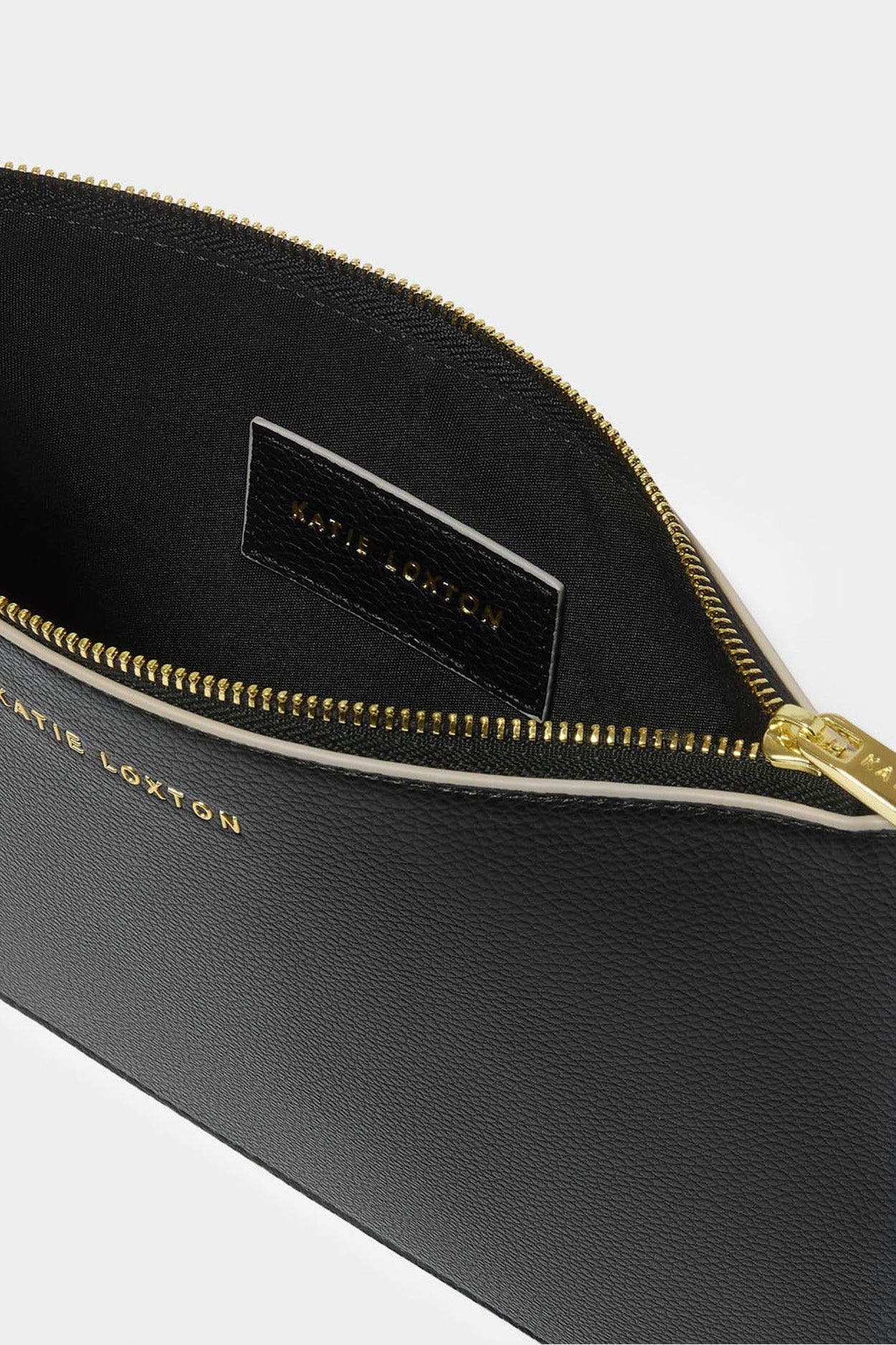 Katie Loxton Marni Wristlet Pouch, Alternate, color, Black