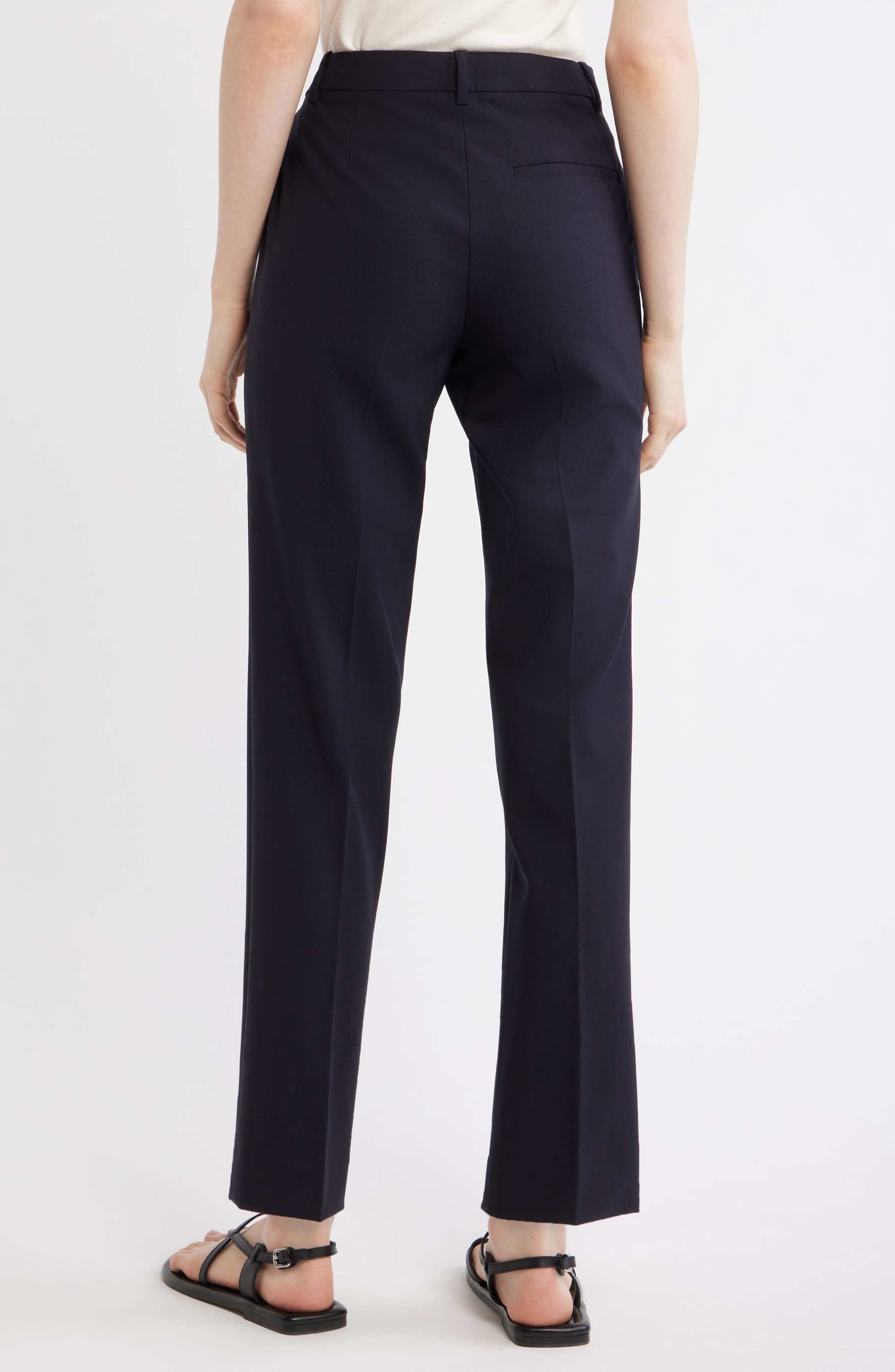 Treeca Slim Fit Stretch Wool Pants - image 4
