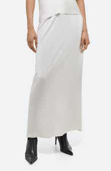 Helmut Lang Fluid Jersey Maxi Skirt