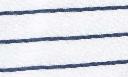 NORDSTROM NORDSTROM STRIPE BUTTON-UP COTTON FRENCH TERRY ROMPER