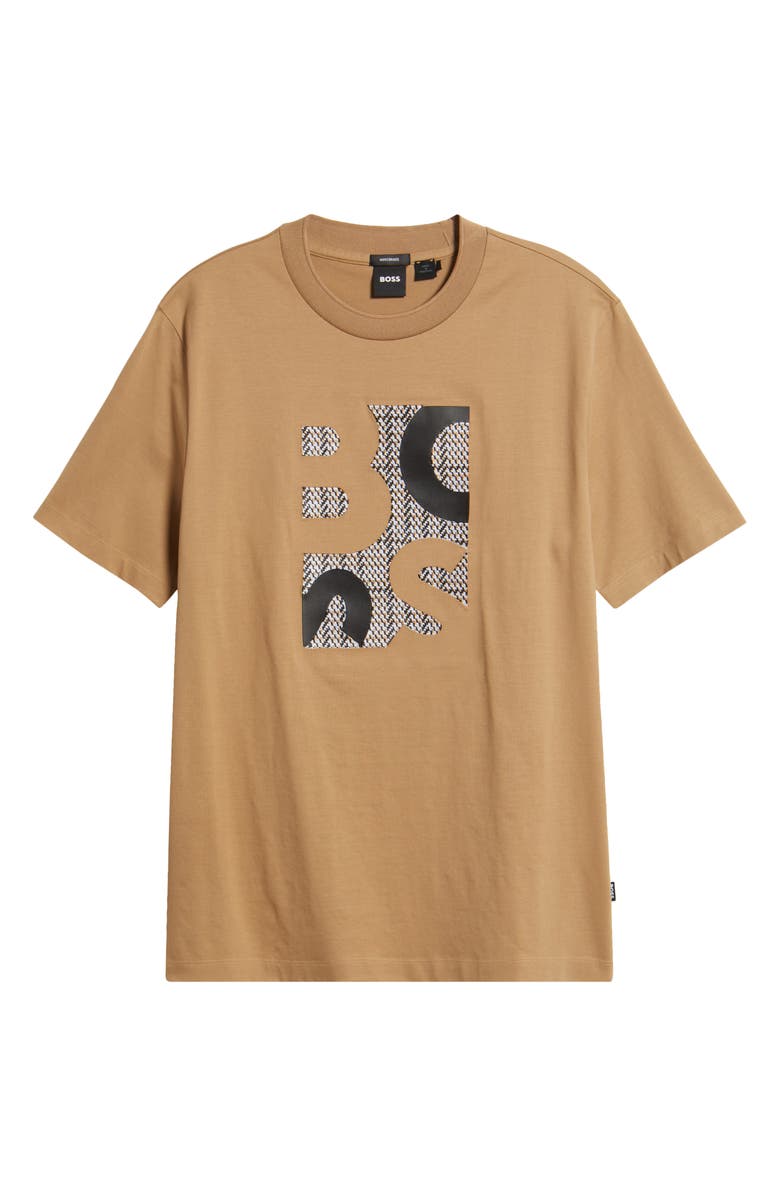 BOSS H-Thompson Graphic T-Shirt, Alternate, color, Medium Beige