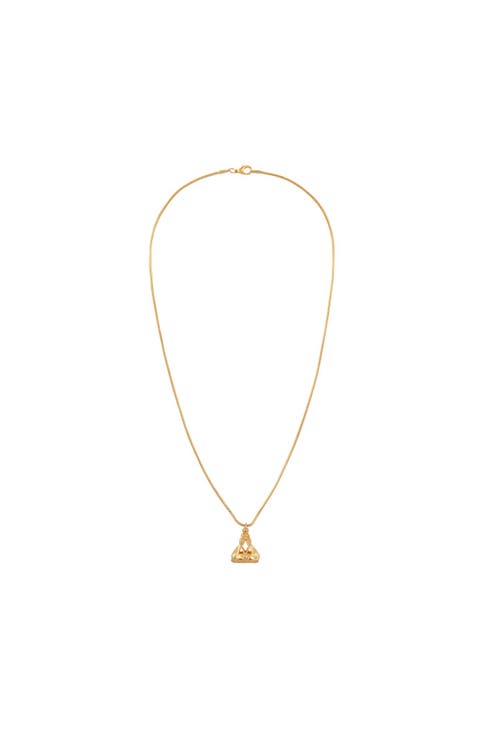 1990s Vintage Victorian Revival Fob Necklace