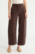 PAIGE Arellia Drawstring High Waist Ankle Barrel Pants