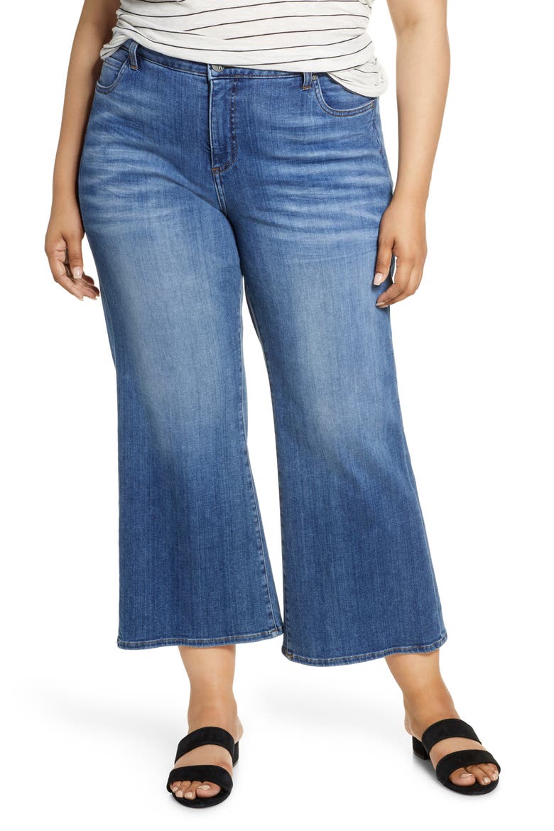 Wide Leg Crop Jeans, Main, color, QUICK