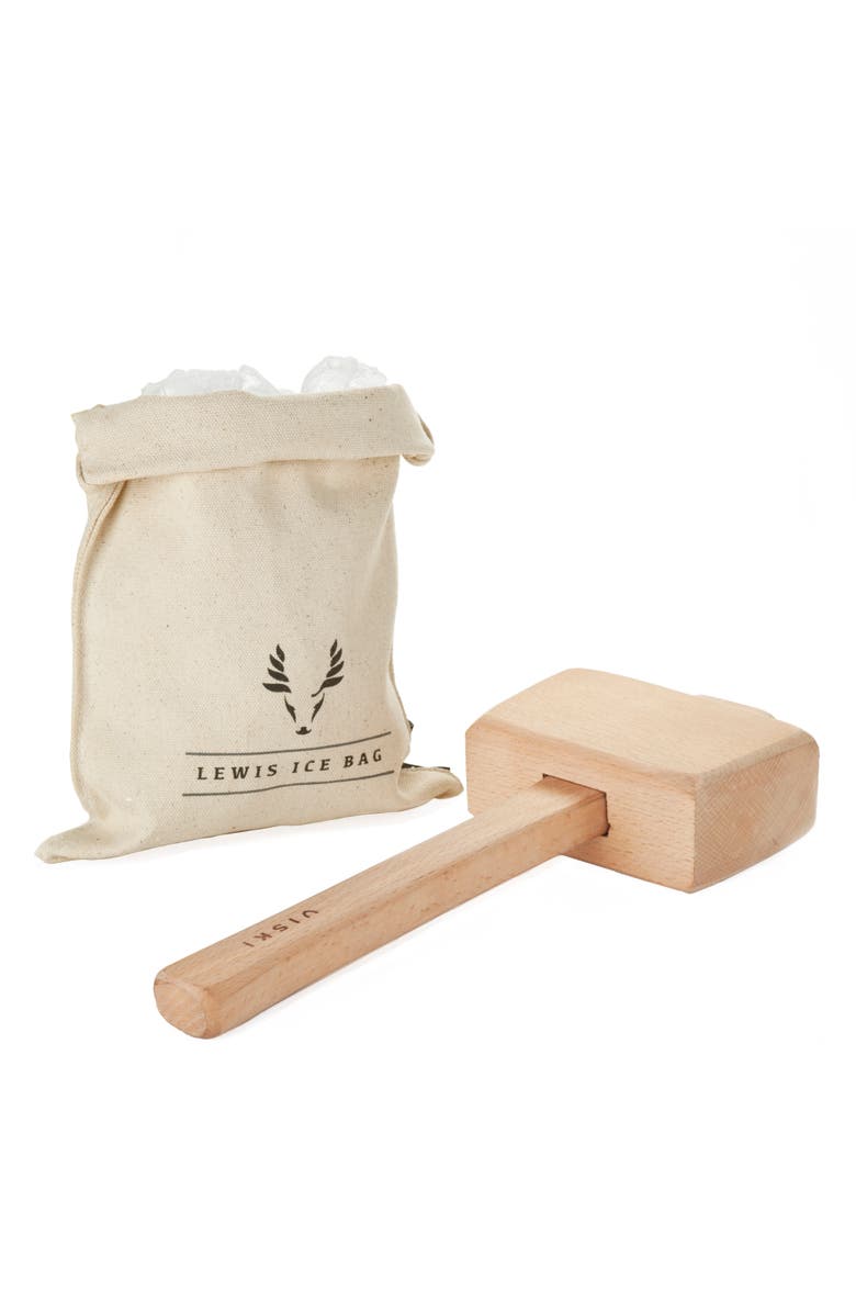 Viski Professional Lewis Ice Bag and Mallet, Alternate, color, 