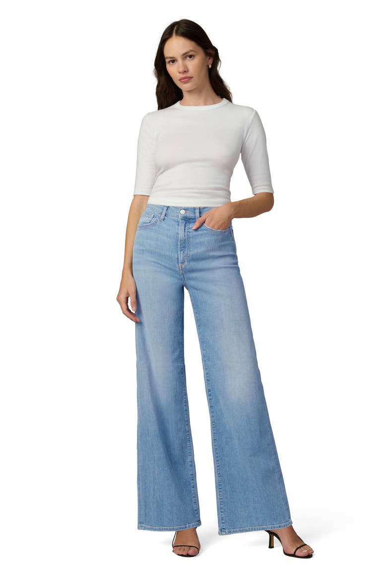 The Mia High Waist Wide Leg Jeans, Alternate, color, TENACIOUS