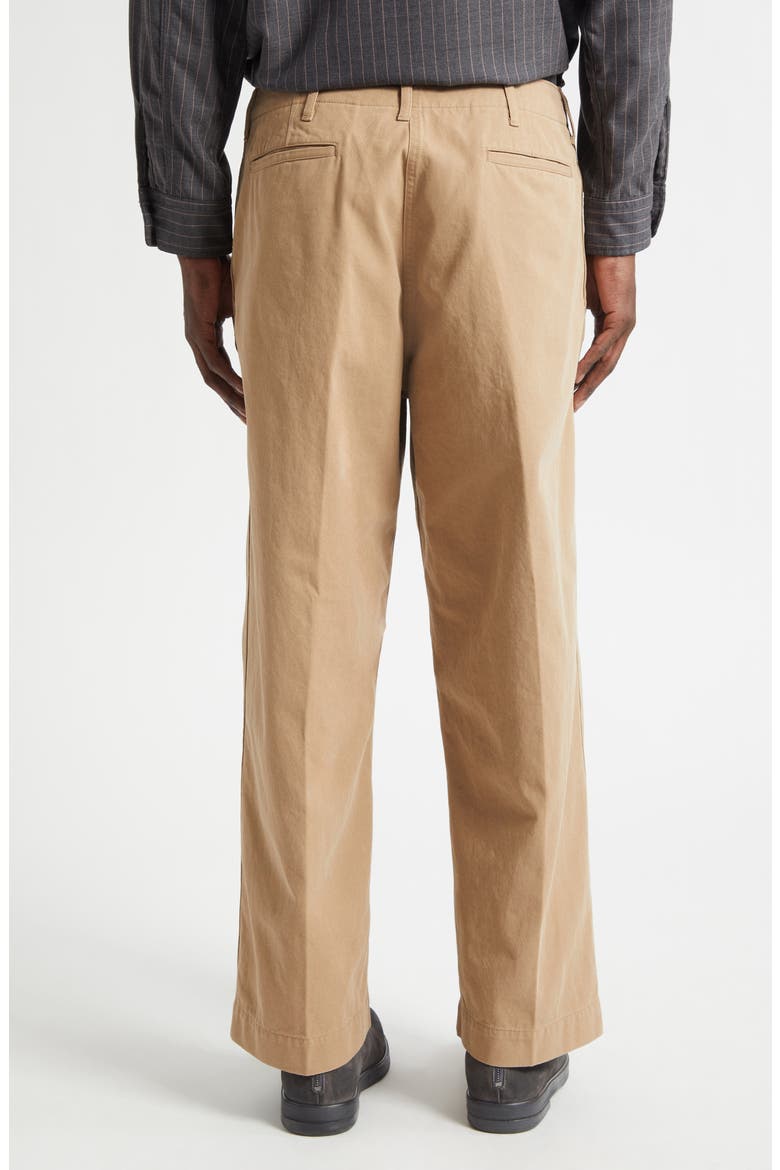 Military Cotton Twill Straight Leg Pants, Alternate, color, KHAKI