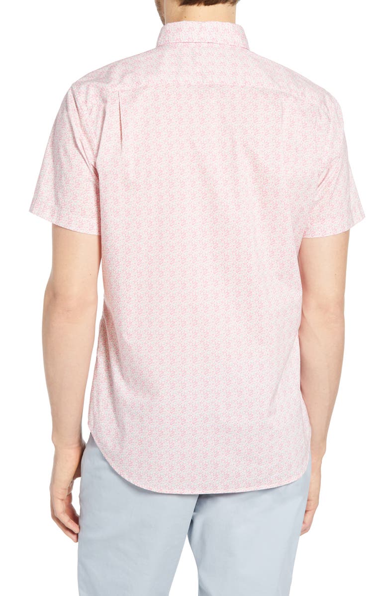 Bonobos Riviera Slim Fit Floral Print Cotton Shirt, Alternate, color, 