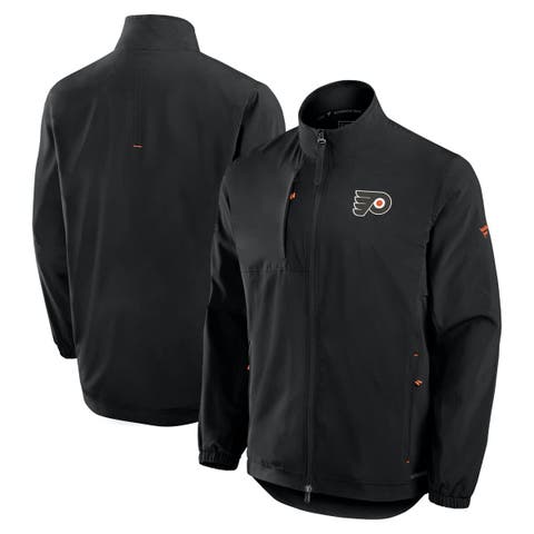 Men's Fanatics  Black Philadelphia Flyers Authentic Pro Rink Coaches Full-Zip Jacket