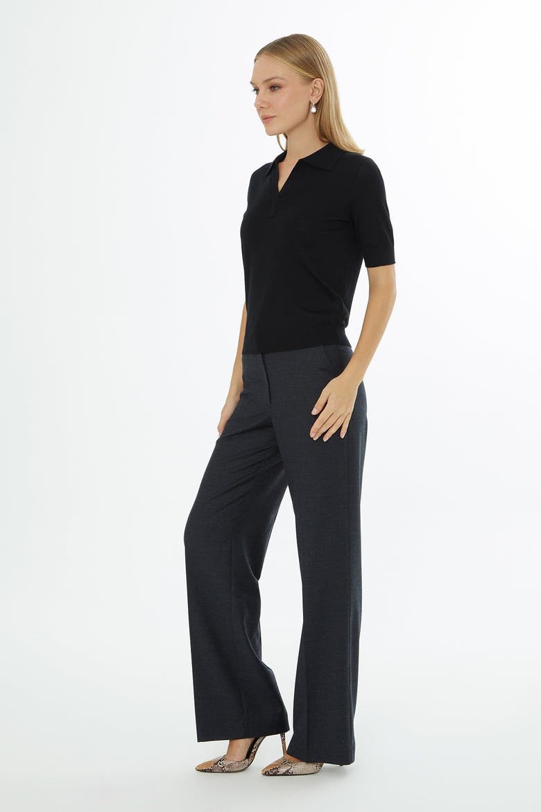 Off-Shoulder Knit Sweater, Alternate, color, Black