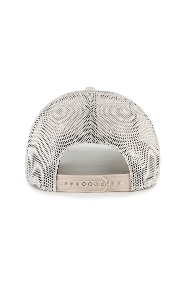 '47 Men's '47 Cream New York Yankees Gravestone Adjustable Trucker Hat, Alternate, color, Cream