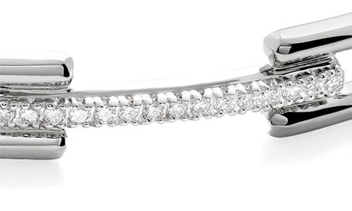 Monica Vinader Womens Signature Link Sterling-silver Bangle Sterling Silver In Metallic