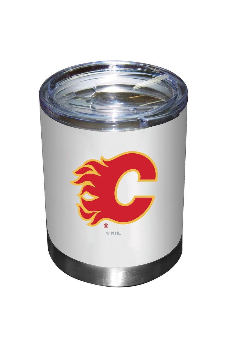 THE MEMORY COMPANY Calgary Flames 12oz. Team Lowball Tumbler, Main, color, White