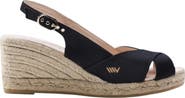 VISCATA Llansa Premium Fabrics Canvas Espadrille Sandal Wedges