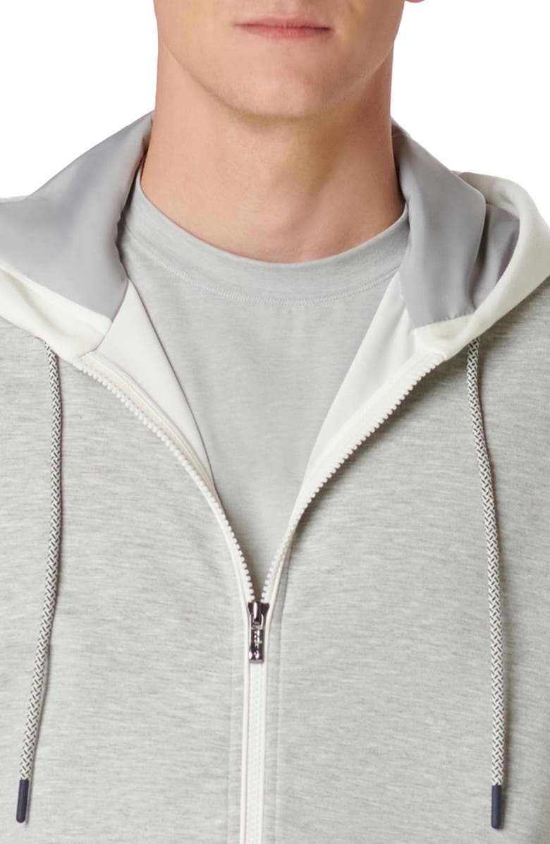 Bugatchi Full Zip Hoodie Jacket, Alternate, color,