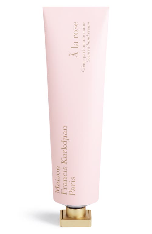 Maison Francis Kurkdjian À La Rose Scented Hand Cream In Transparent