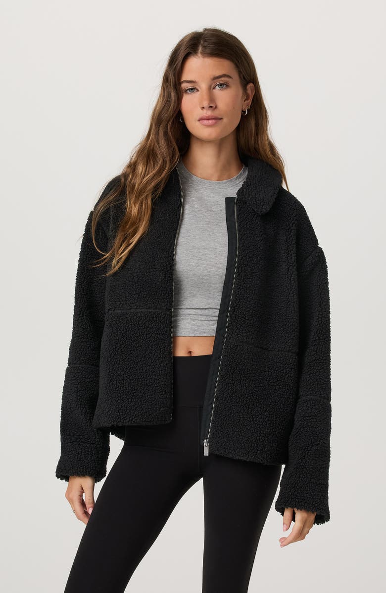 Vuori Lou Full Zip Jacket, Alternate, color, Black