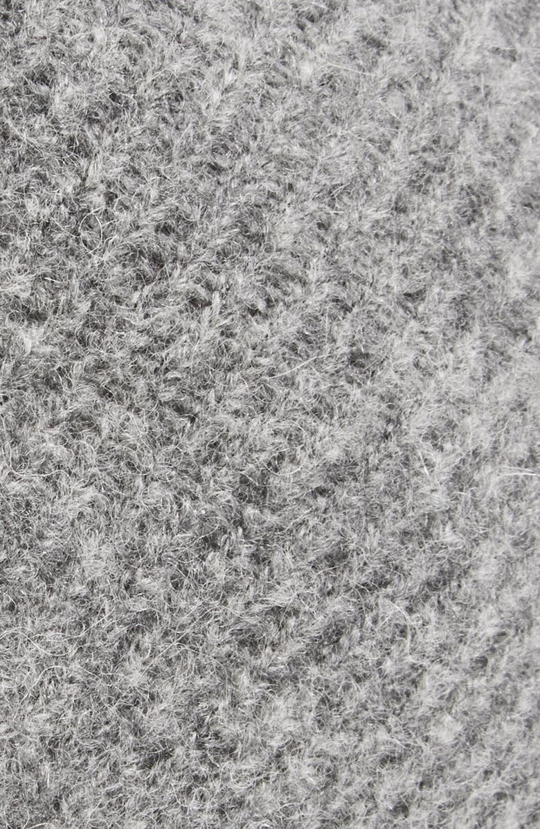 Jacquemus La Capuche Grosgrain Alpaca & Wool Blend Hood, Alternate, color, Dark Grey