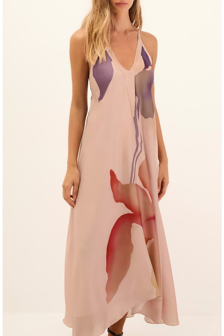 Ninny Floral Print Dress, Main, color, MULTI