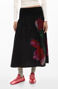 Desigual Evase Circle Skirt