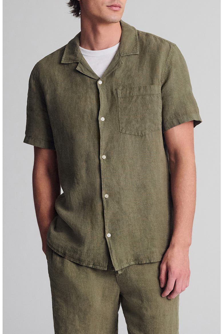 Kalama Line Camp Shirt, Main, color, KALAMATA