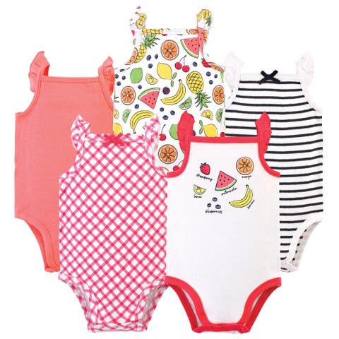 5Pk Organic Sleeveless Bodysuits (Baby)