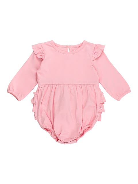 Long Sleeve Flutter Bubble Romper