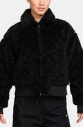 Nike Essential Faux Fur Bomber Jacket