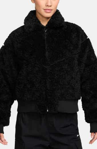 Nike Essential Faux Fur Bomber Jacket