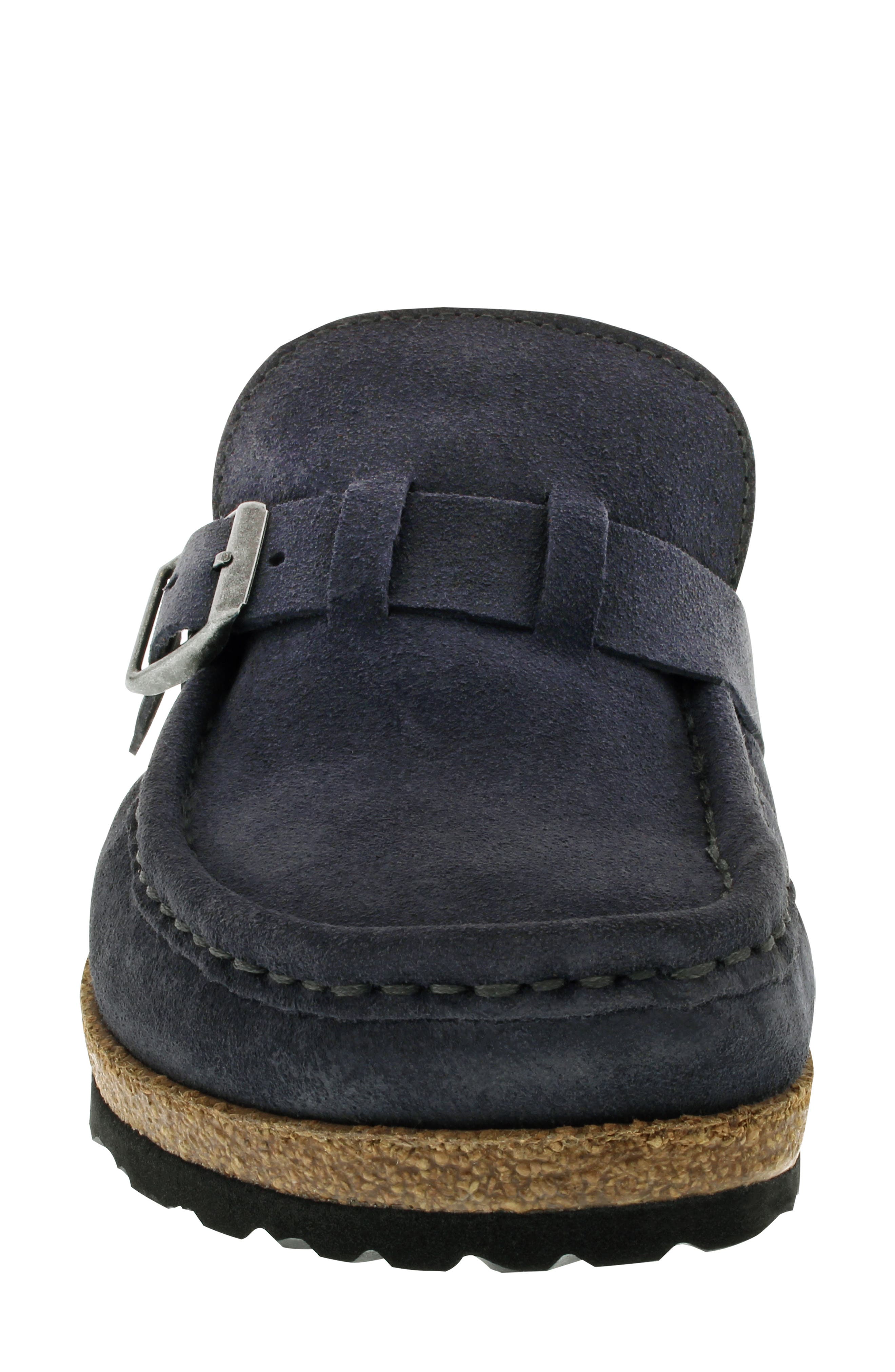 Buckley Genuine Shearling Mule, Alternate, color, GRAPHITE SUEDE/ SHEARLING