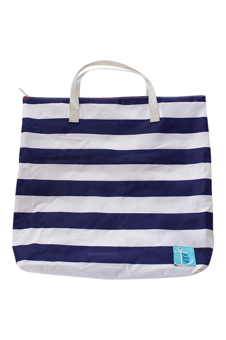 Baby Large Weighted Waterproof Blanket, Alternate, color, CABANA BLUE