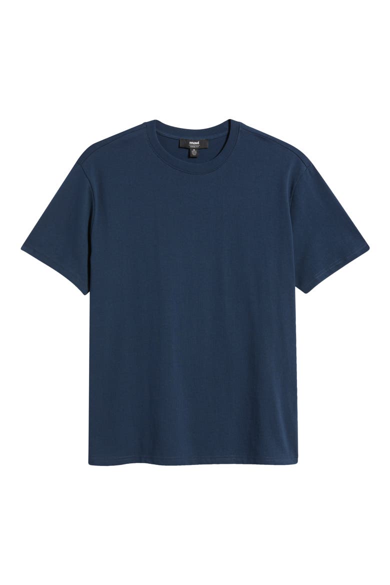 Cotton T-Shirt, Alternate, color, BLACK IRIS