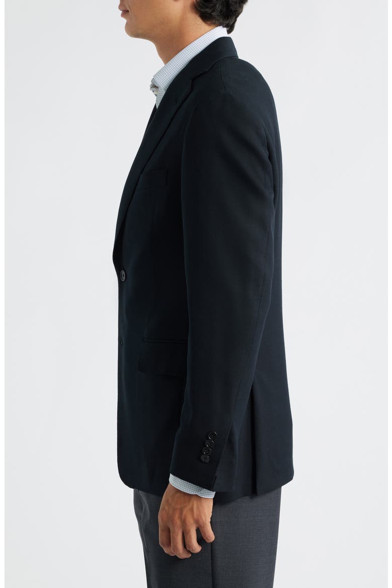Luxury Performance Stretch Wool Suit Separate Jacket, Alternate, color, BLACK