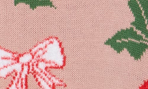 Vigoss Mistletoe Bow Sweater In Multi