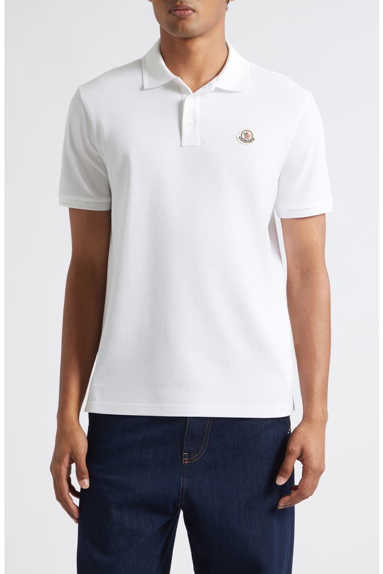 Cotton Polo, Main, color, WHITE