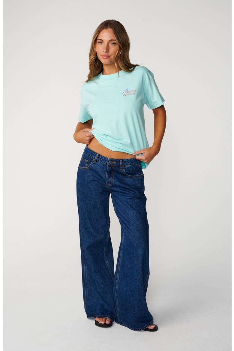 Relaxed Fit Graphic T-Shirt, Alternate, color, LIGHT SEA BLUE HAWAII