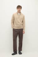 NAKED CASHMERE Phillip Cashmere Quarter-Zip