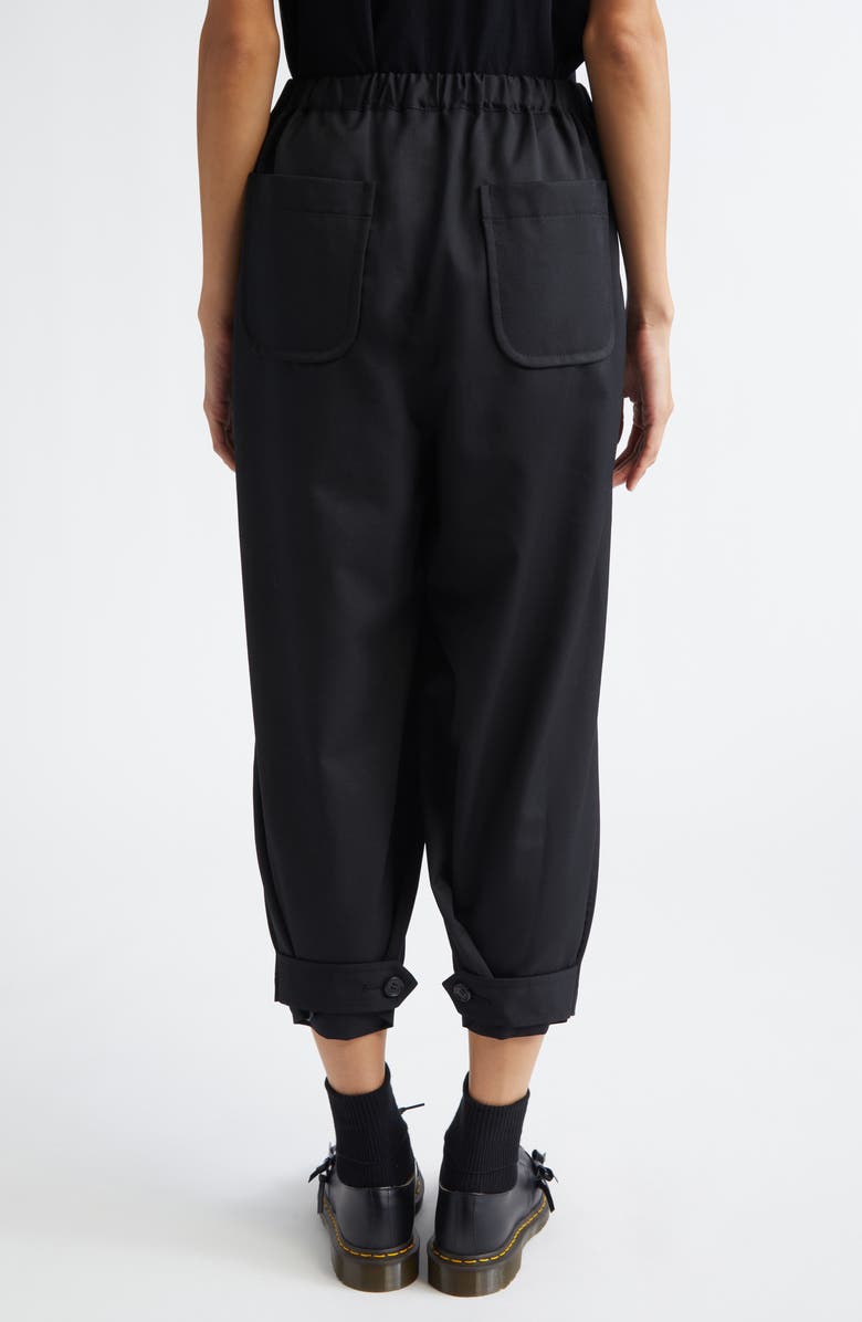 Tao Comme des Garçons Pleated Yarn Dyed Gabardine Pants, Alternate, color, 
