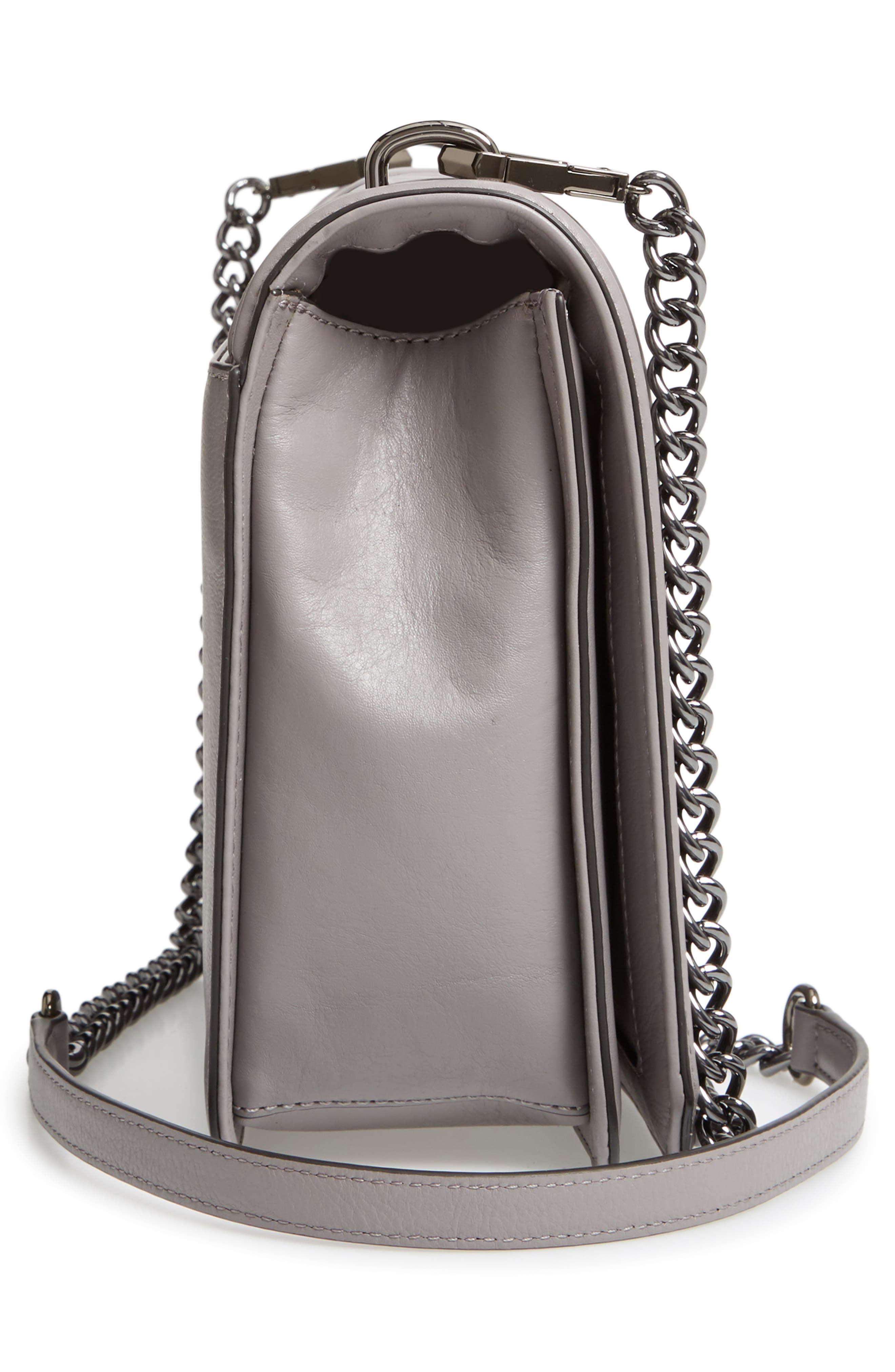 'Love Jumbo' Crossbody Bag, Alternate, color, GREY