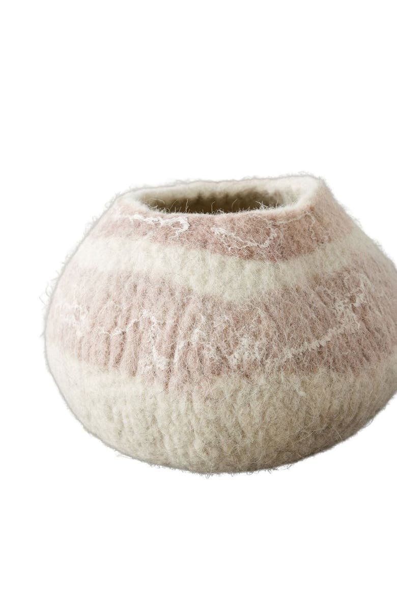 Soft Stone Harmony Ukhamba Wool Bowl, Main, color, Natural