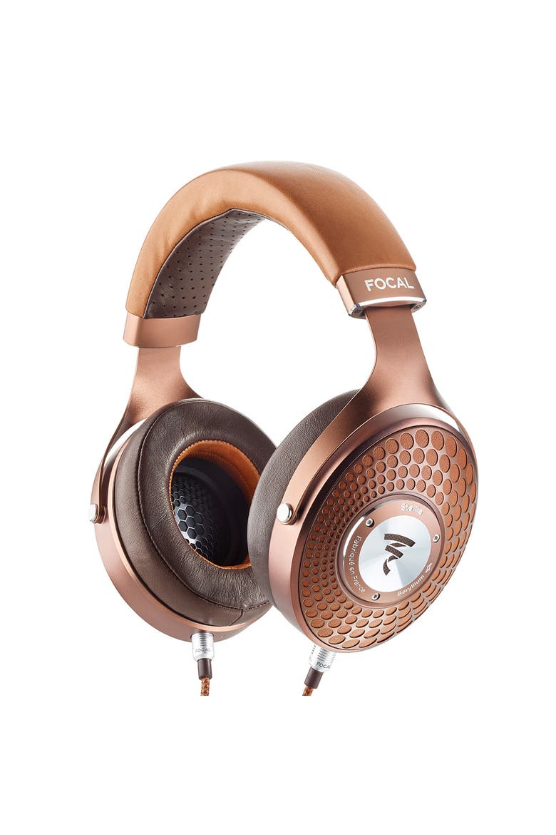 Stellia Closed-Back Circum-Aural Over-Ear Headphones, Main, color, Cognac